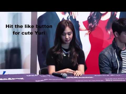 HD Fancam 131030 Cute SNSD Yuri at 'No Breathing' Megatalk Event