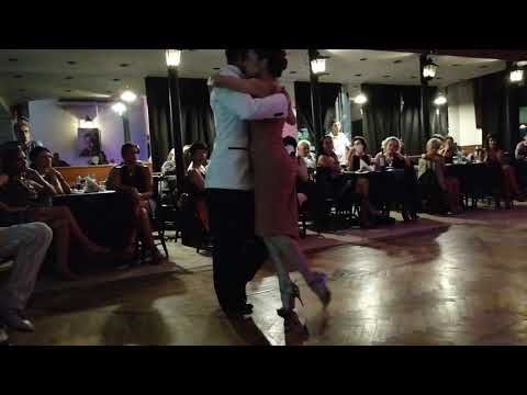 Tango(1/3)Sara Parnigoni & Emiliano Alcaraz at La Aurora Milonga on 18/02/2019