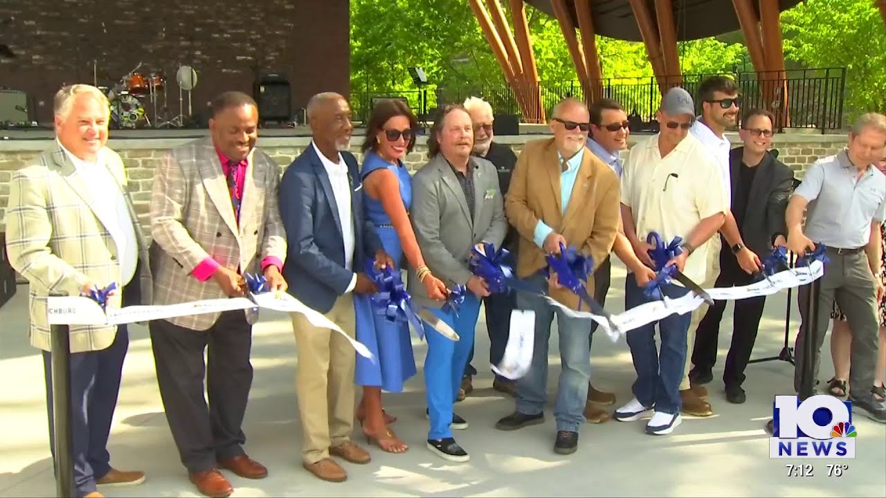 Riverfront Park Lynchburg Amphitheater grand opening happening Friday