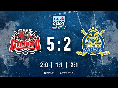 Gólösszefoglaló - EL 207 - Gyergyói Hoki Klub - Brasov Wolves 5:2 20220204
