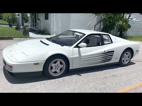 1988 Ferrari Testarossa | Miami Vice Testarossa | Hoje Uma Volta na Ferrari Testarossa do Miami Vice