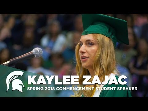 Spring 2018 Broad Commencement Student Speaker: Kaylee Zajac