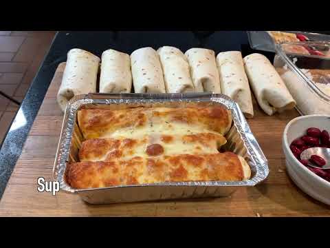 Quick Chicken Burritos