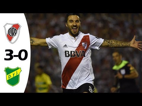Resumen y goles River 3-0 Defensa y Justicia
