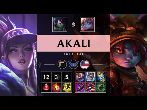Akali Top vs Poppy - NA Diamond Patch 25.15