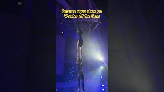 Aqua show, Intense, on Wonder of the Seas #royalcaribbean