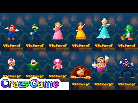 Mario Party 10 All Characters Victory Animation