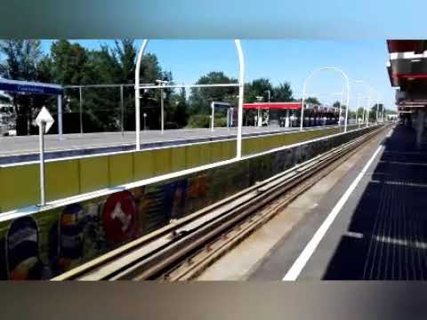 RET metro's op Rotterdam capelsebrug