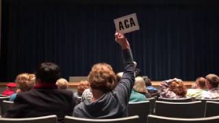 Joe Barton speaks about Health Care, ACA, and AHCA at Frost Townhall