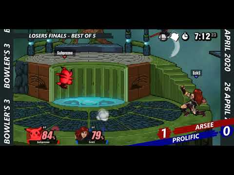 Arsee (Pikachu) vs Prolific (Simon, Donkey Kong) - Losers Finals - Bowler's 3