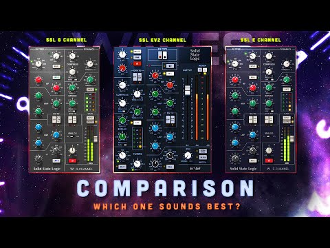 COMPARISON - Waves SSL 4000 Channel Strip - E, G, EV2 | Can you hear the difference?