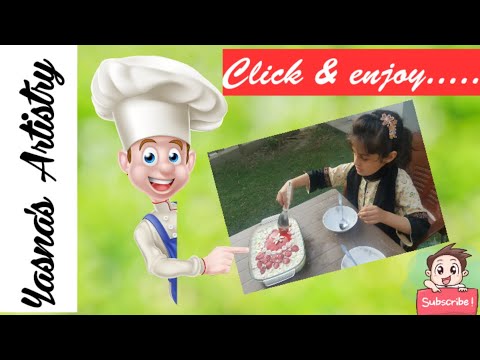 Fruit custard trifle...