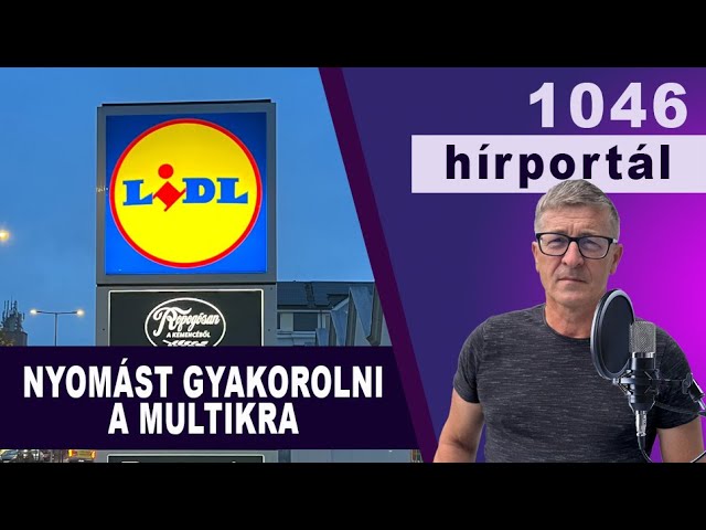 Nyomást gyakorolni a multikra
