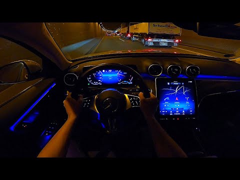2022 Mercedes Benz c class c220d T - pov test drive