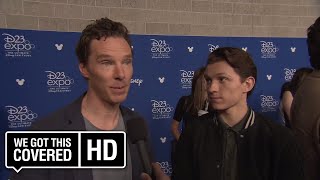 INTERVIEW: Benedict Cumberbatch and Tom Holland Talk AVENGERS: INFINITY WAR At D23 [HD]