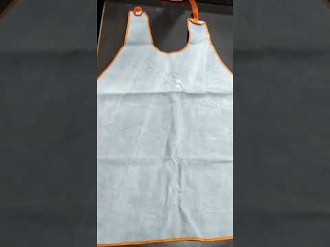 Leather White Welding Safety Body Apron, For Construction, Size: Free Size