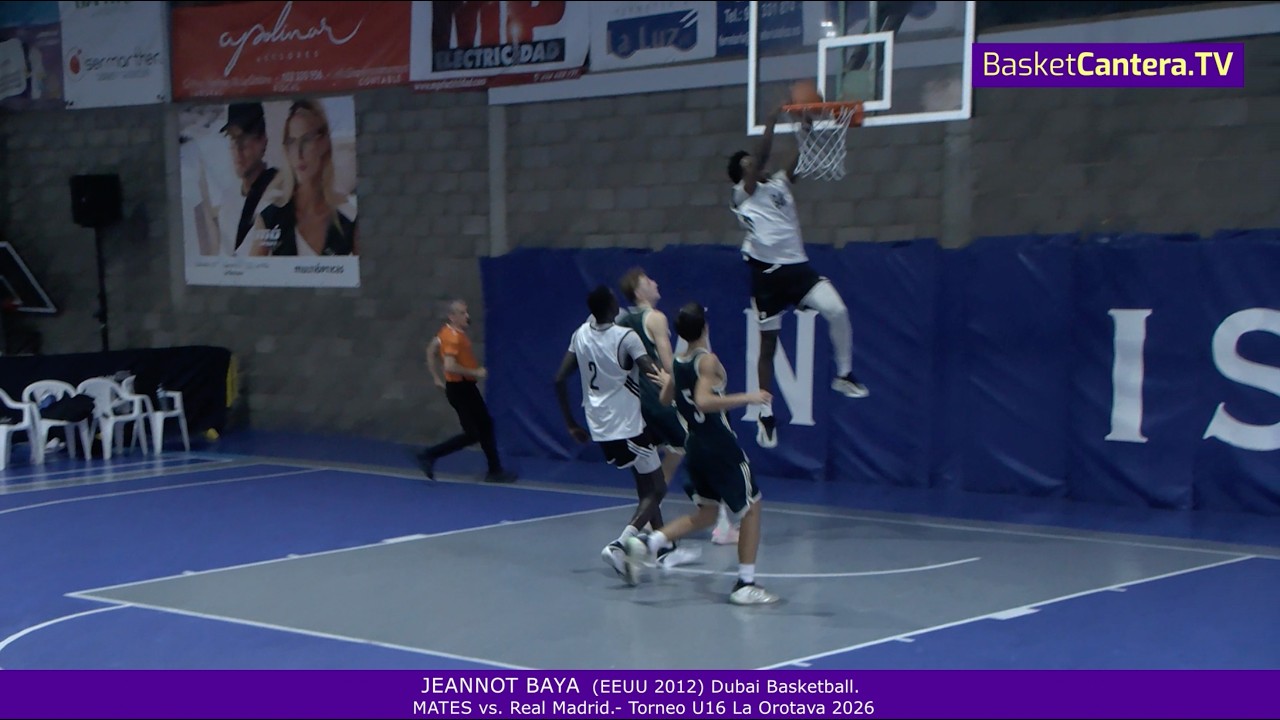 JEANNOT BAYA (2012) Dubai Basketball. MVP Torneo Internacional U16 La Orotava 2026