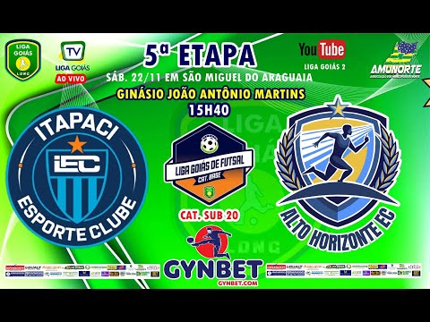LIGA GOIÁS GYNBET.COM 2025 CATEG. BASE 2025 - ITAPACI EC X ALTO HORIZONTE EC