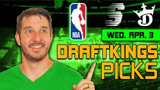 DraftKings NBA DFS Lineup Picks Today (4/3/24) | NBA DFS ConTENders