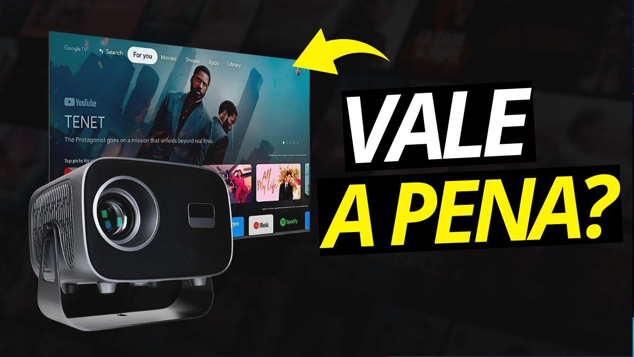 PROJETOR T15 PRO É BOM? Imagem 4K e Brilho Real? (TESTE COMPLETO 2026)