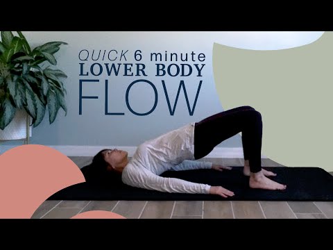 6-Minute Yoga for Hips & Legs | Gentle Lower Body Flow for Women