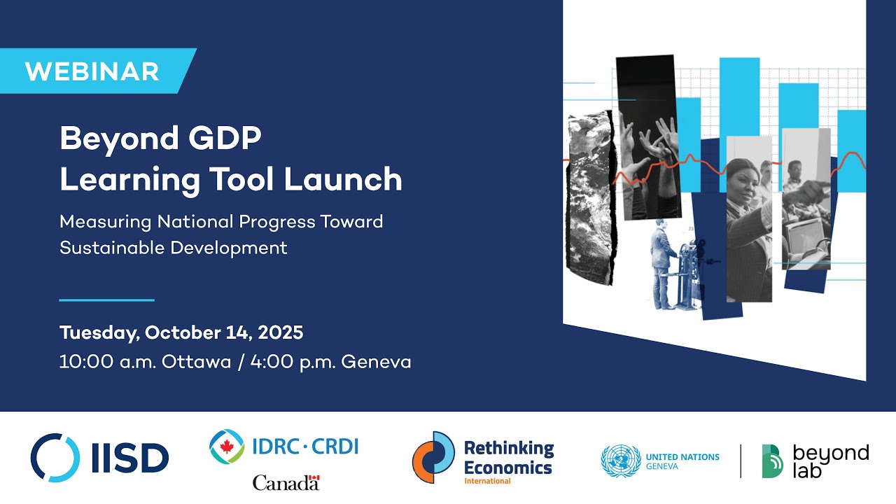 Beyond GDP Learning Tool Launch