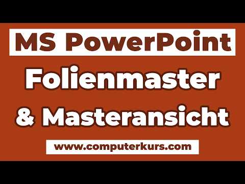 🎯 PowerPoint slide master explained simply – consistent design on all slides!