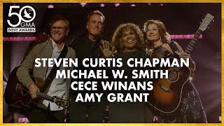 Steven Curtis Chapman, Michael W  Smith, CeCe Winans, &amp; Amy Grant (50th Dove Awards)