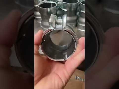 Stainless steel exhaust pipe clamp