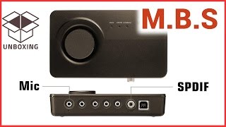 Video thumbnail for ASUS XONAR U5 USB2 звуковая карта. Анбоксинг и тестирование. Самодельный микрофон. by Mbs Electronics