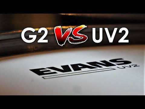 Evans UV2 vs. G2 Coated | Direct Drumhead Comparison | Drum Dog