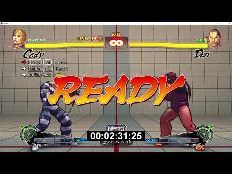 Ultra Street Fighter 4 Speedrun: Cody Combo Trials. 5:20 (Former World Record)