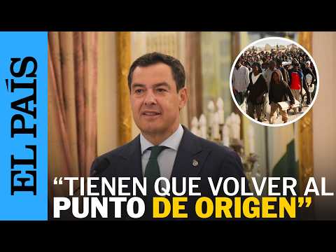 CEUTA | Juanma Moreno: «Todas las personas que entraron ilegalmente tienen que regresar» | EL PAÍS
