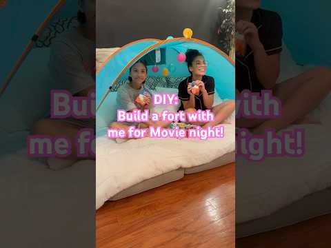 DIY: Let’s build a fort for movie night #diy #craftyhome #crafty #