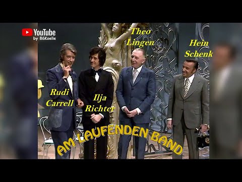 Theo Lingen, Ilja Richter und Heinz Schenk Zu Gast bei Am laufenden Band (27.04.1974)