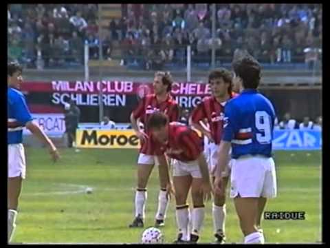 milan sampdoria 1 0 13 aprile 1990