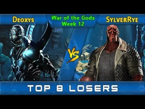 Deoxys (Blue Beetle) Vs SylverRye (Hellboy) - TOP 8 - Injustice 2 - WOTG S2W12