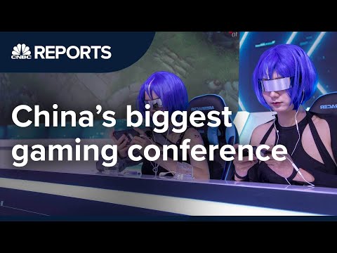 中國最大的遊戲會議 "China Joy "的內部情況 | CNBC國際頻道 (Inside China’s largest gaming conference, China Joy | CNBC International)