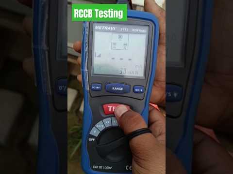 Digital ELCB Tester / RCCB Tester for testing safety devices # safetytbt #safetytips #safetyfirst