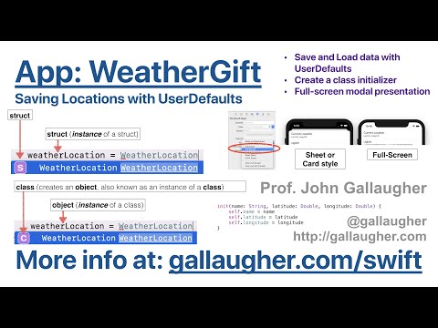 Ch. 6.7 Saving data with UserDefaults