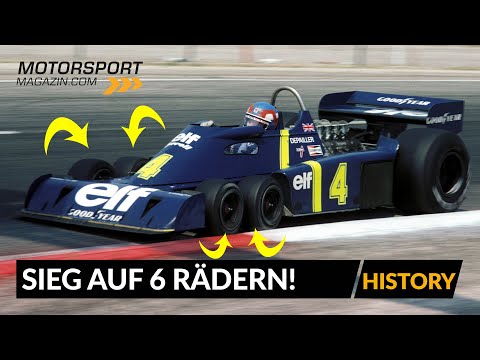 Formel-1-Kuriosität von Tyrrell: Mit 6 Rädern zum Sieg!