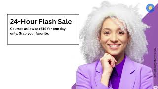 24-Hour Flash Sale - Courses for skill development