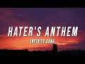 Infinity Song - Hater's Anthem (Lyrics)
