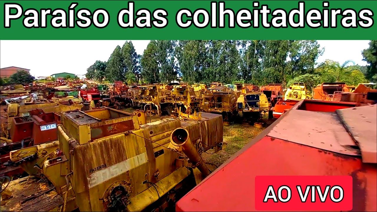 AO VIVO O PARAÍSO DAS COLHEITADEIRA MILHARES DE PEÇAS A VENDA