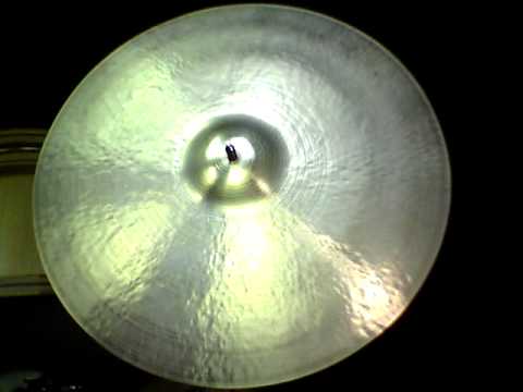 22 Kontroversial Ride, 2239g - Handcrafted cymbals by Craig Lauritsen..MOV