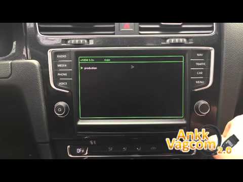 VW Discover Pro (MIB2) Green engineering menu enabled