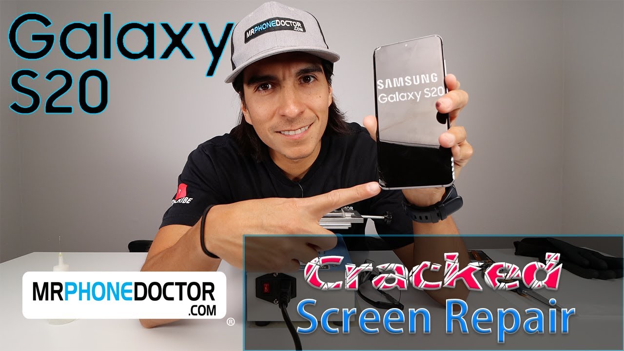 Samsung Galaxy S20 Cracked Broken Screen Repair (Front Glass Only)