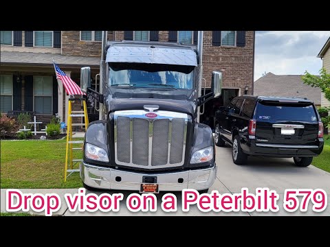 2016 Peterbilt 579 drop visor. Trucking in 2023