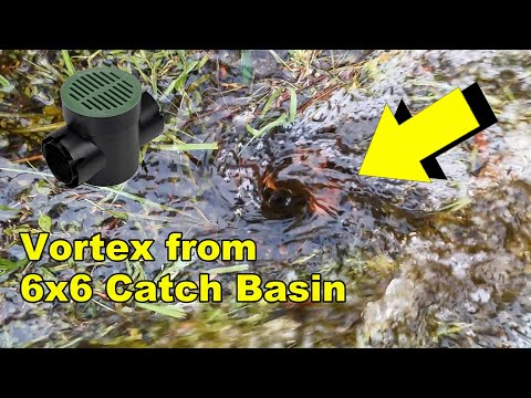 $15.00 Catch Basin can move more water than French Drain, Tampa Florida. BEST CATCH BASIN