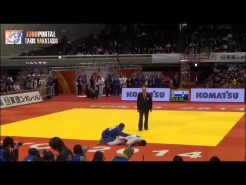 Judo Grand Slam Tokyo 2014 -73kg MUKI Sagi (ISR) vs. AKIMOTO Hiroyuki (JPN)